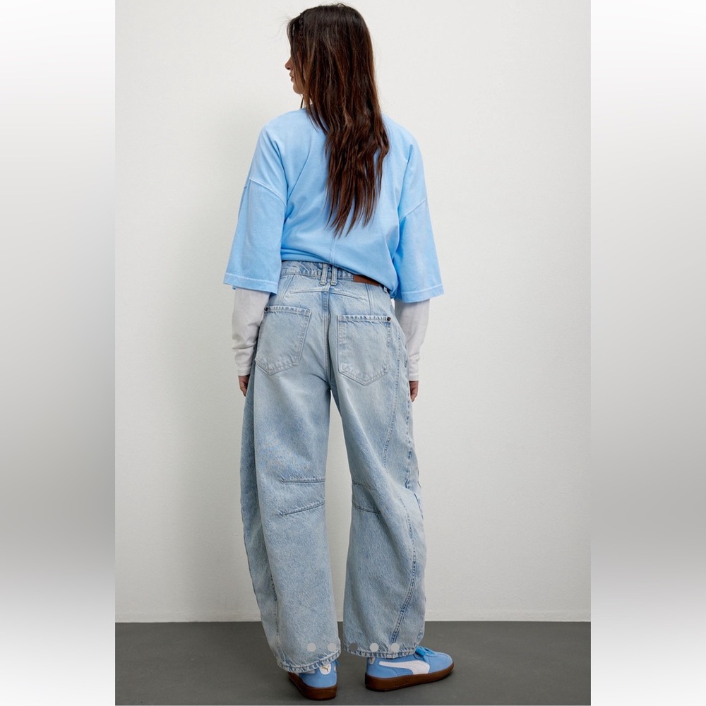 We The Free Light Blue Women Jeans - Picture 2 of 9